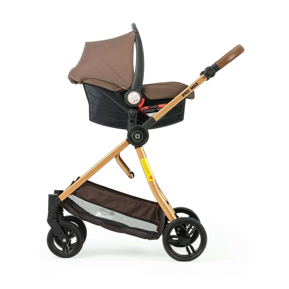 Quard Promax Travel Sistem Bebek Arabası Gold-Kahverengi
