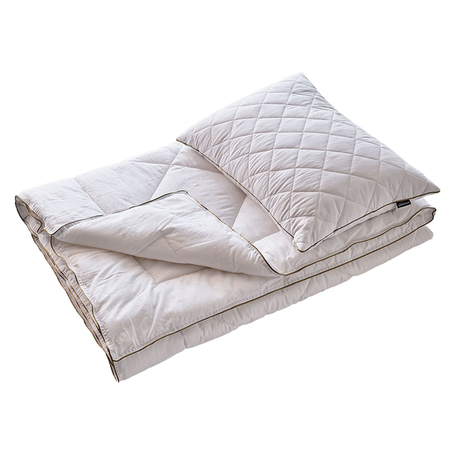 Bedmall Stella Bambu Çift Kişilik Yorgan ve 1 Adet Bambu Yastık Seti 50X70 cm