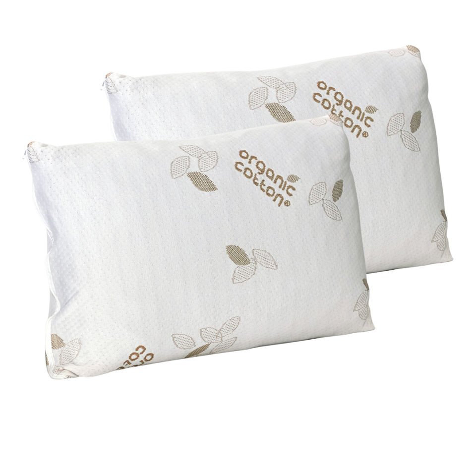 BedMall Organic Cotton Visco Yastık 50x70 cm 2'li Paket Çift Kişilik Yastık