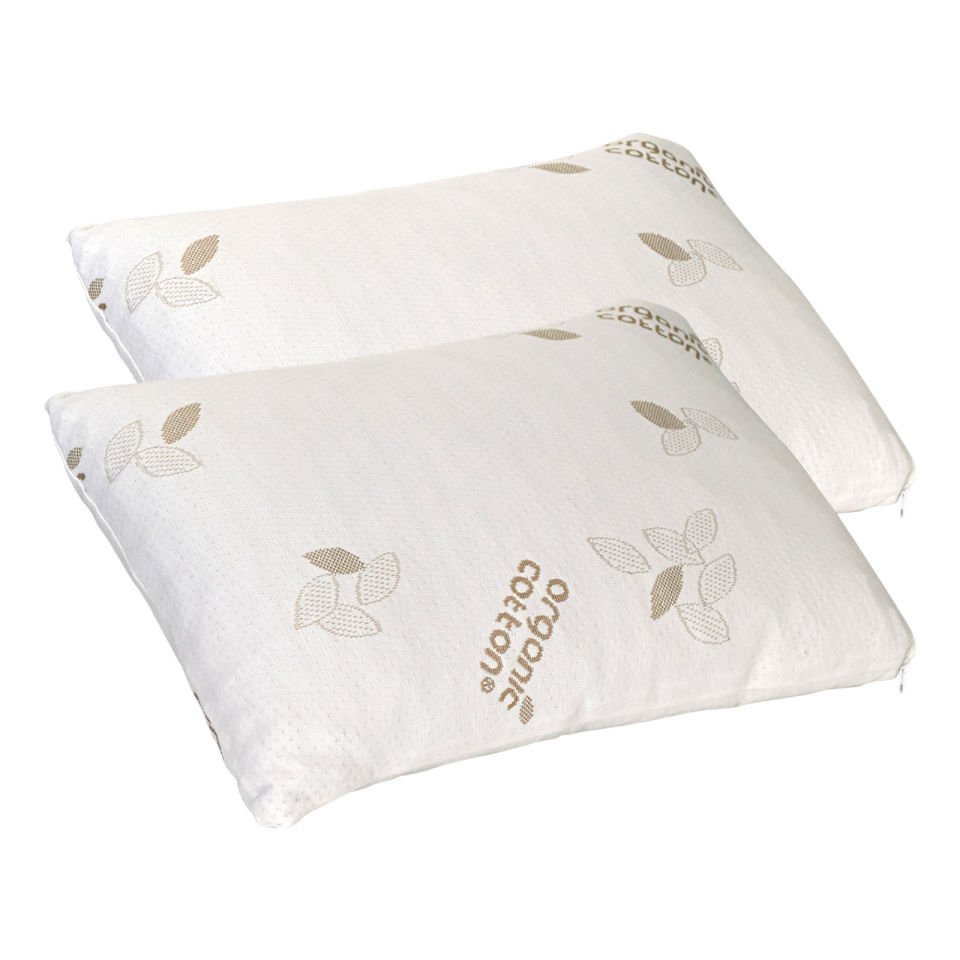 BedMall Organic Cotton Visco Yastık 50x70 cm 2'li Paket Çift Kişilik Yastık