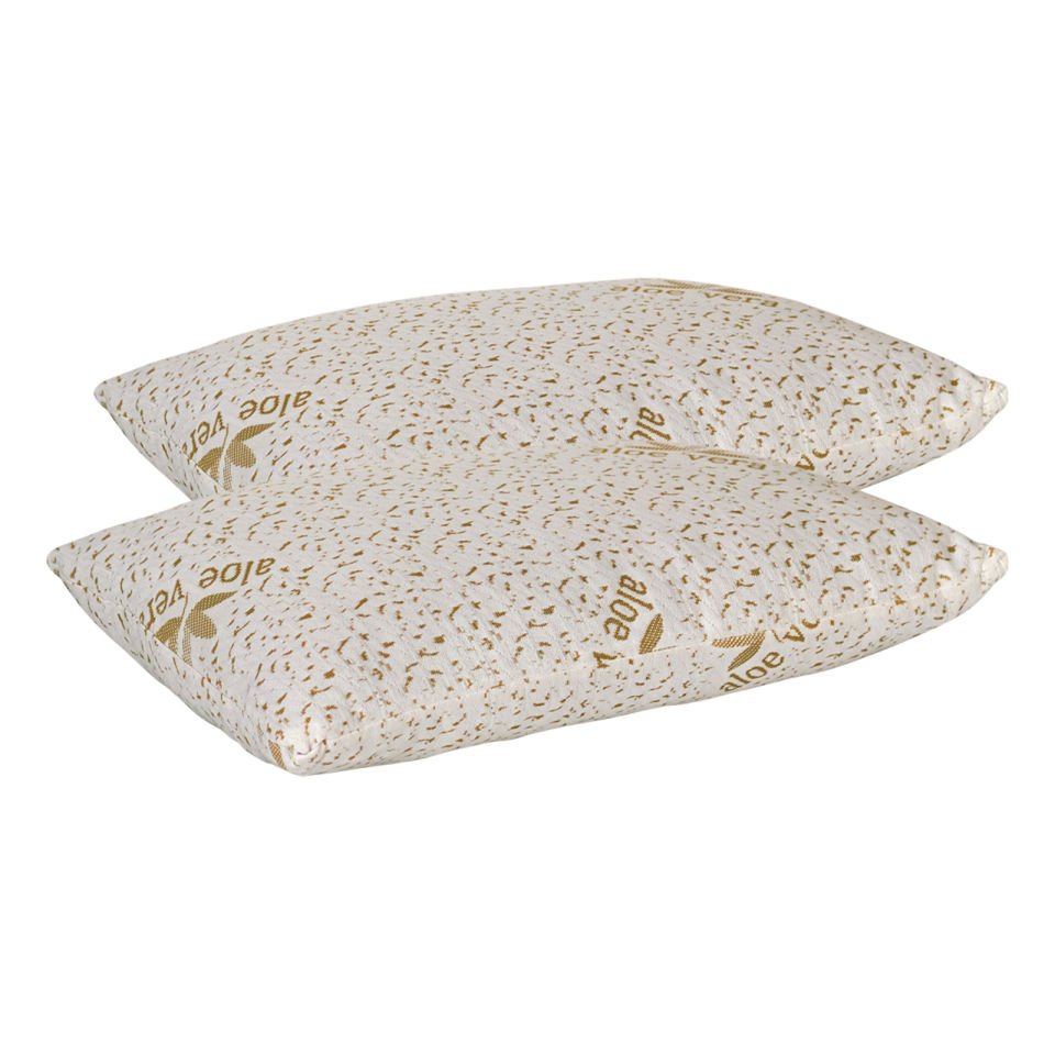 BedMall Aloe Vera Visco Yastık 50x70 cm 2'li Paket Çift Kişilik Yastık