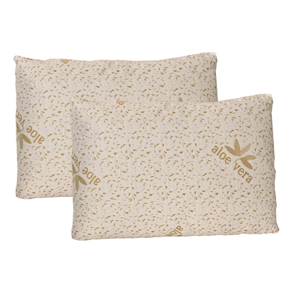 BedMall Aloe Vera Visco Yastık 50x70 cm 2'li Paket Çift Kişilik Yastık